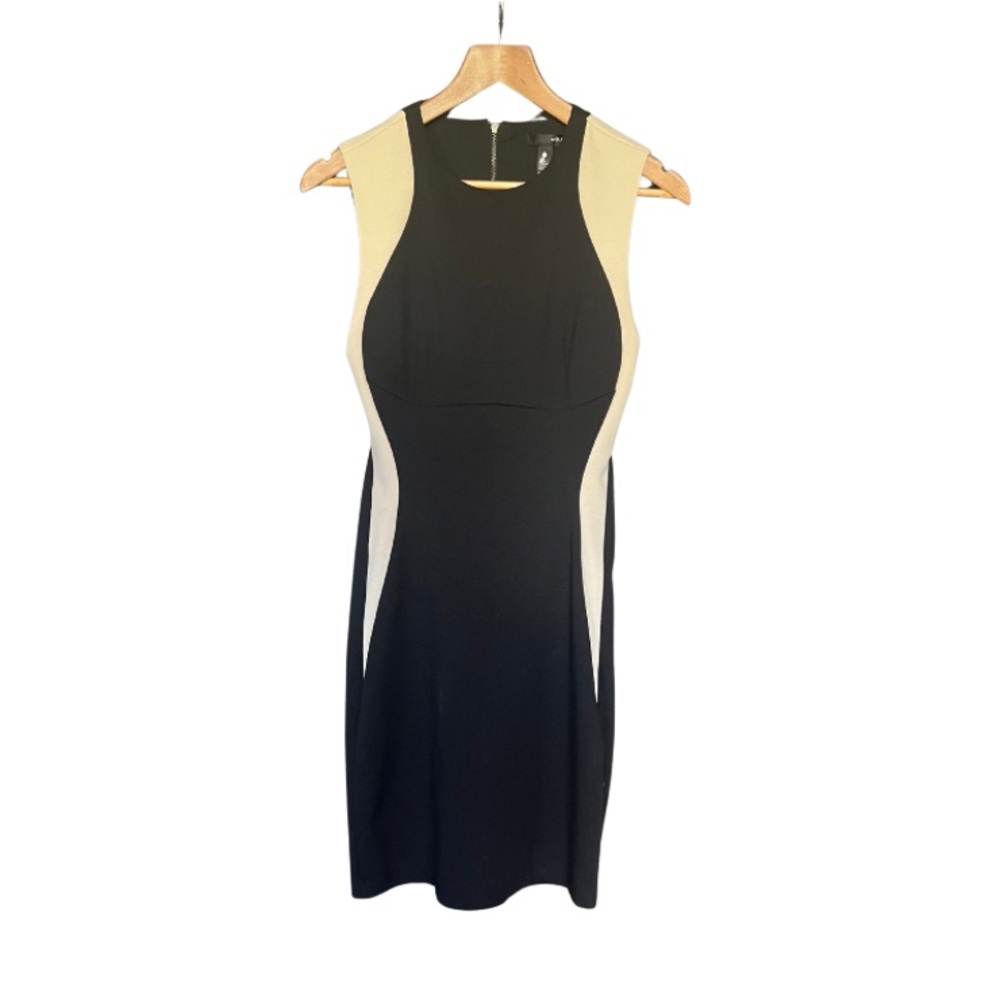 Aqua Black and Cream Dress